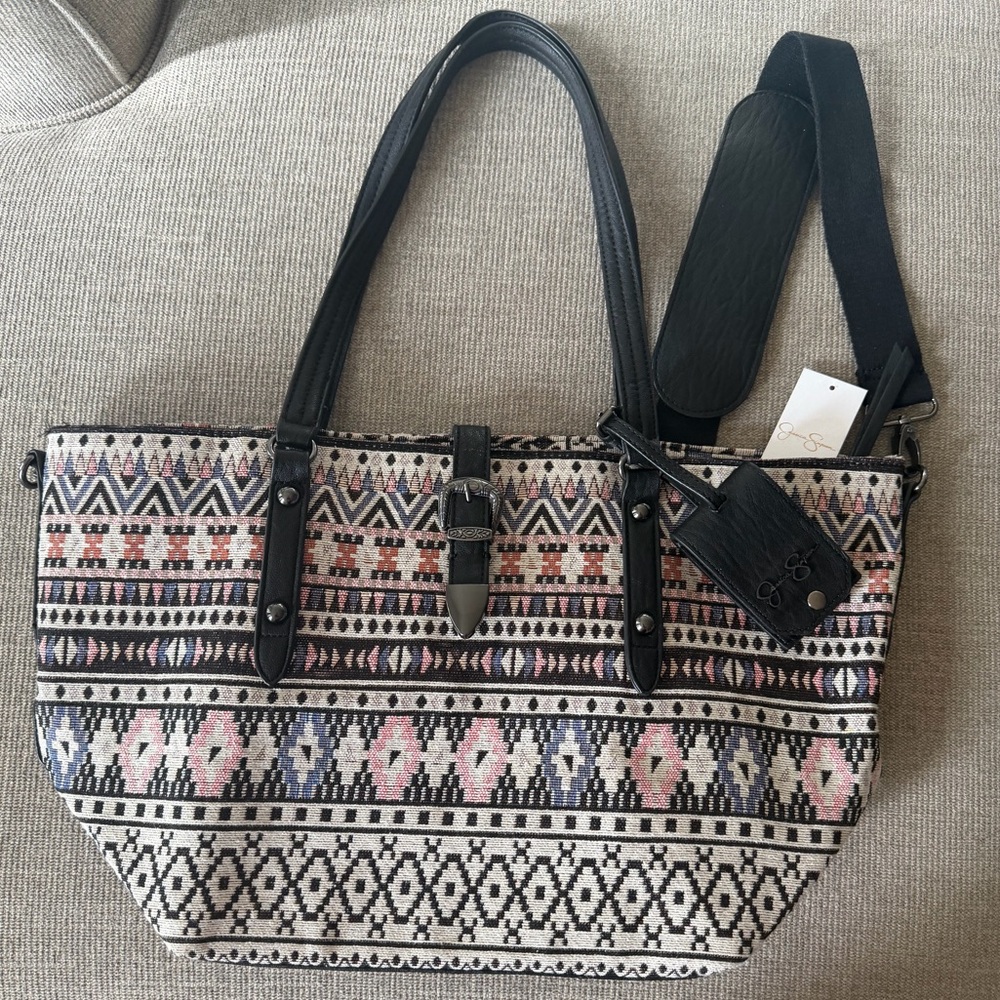 JESSICA SIMPSON Travel Tote Bag  11 In x 8 In Great Condition